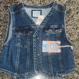 Wax Jean Blue Denim Vest